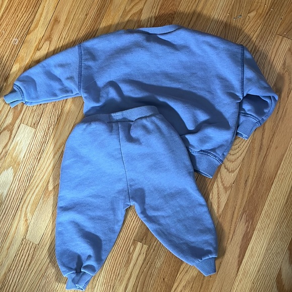 Zara purple sweatsuit outfit 9-12 months - Picture 2 of 3